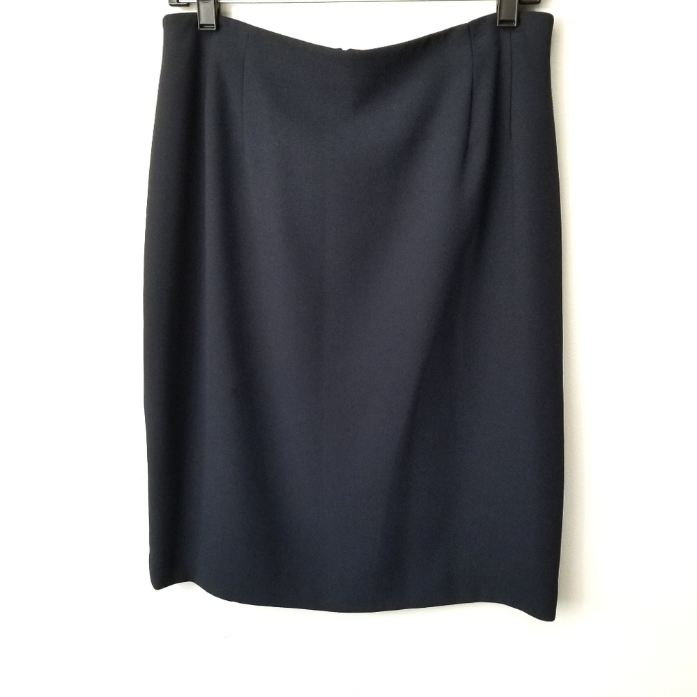 Liz Claiborne Classics Navy Blue Pencil Skirt 14P